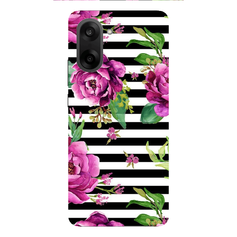 Oneplus Nord CE 5 Roses on the line Transparent Silicone TPU Θήκη